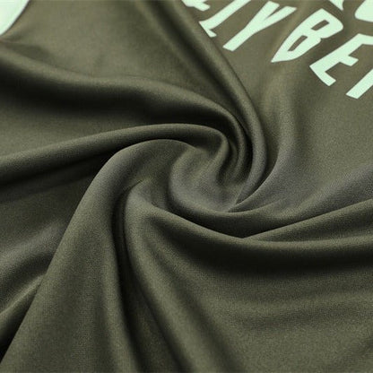 25/26 Real Madrid Training Dark Olive Kids Size Tracksuit from FootballPrestige.com - Premium Football Kits