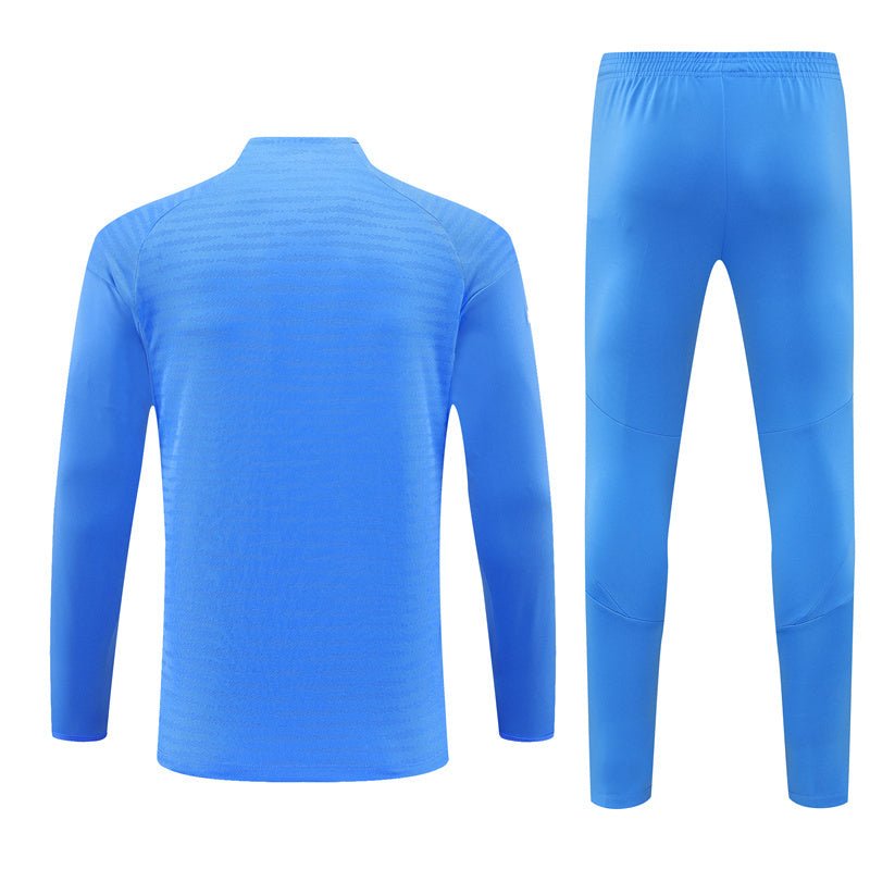 25/26 Real Madrid Training Light Blue Kids Size Tracksuit from FootballPrestige.com - Premium Football Kits