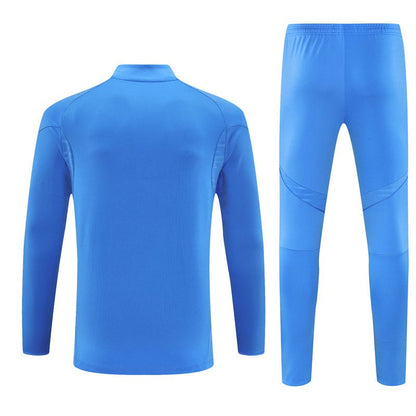 25/26 Real Madrid Training Light Blue Kids Size Tracksuit from FootballPrestige.com - Premium Football Kits