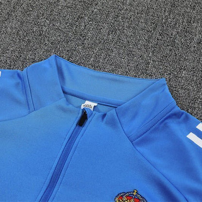 25/26 Real Madrid Training Light Blue Tracksuit from FootballPrestige.com - Premium Football Kits