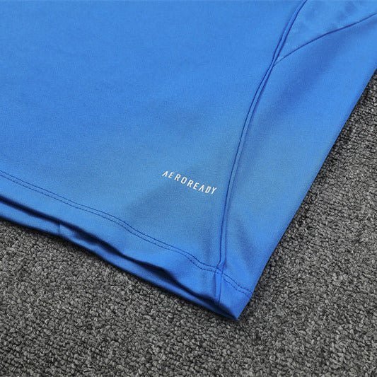 25/26 Real Madrid Training Light Blue Tracksuit from FootballPrestige.com - Premium Football Kits
