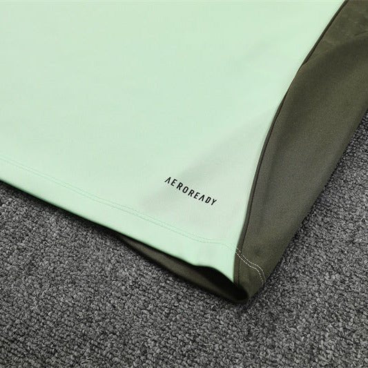 25/26 Real Madrid Training Lime Green Tracksuit from FootballPrestige.com - Premium Football Kits