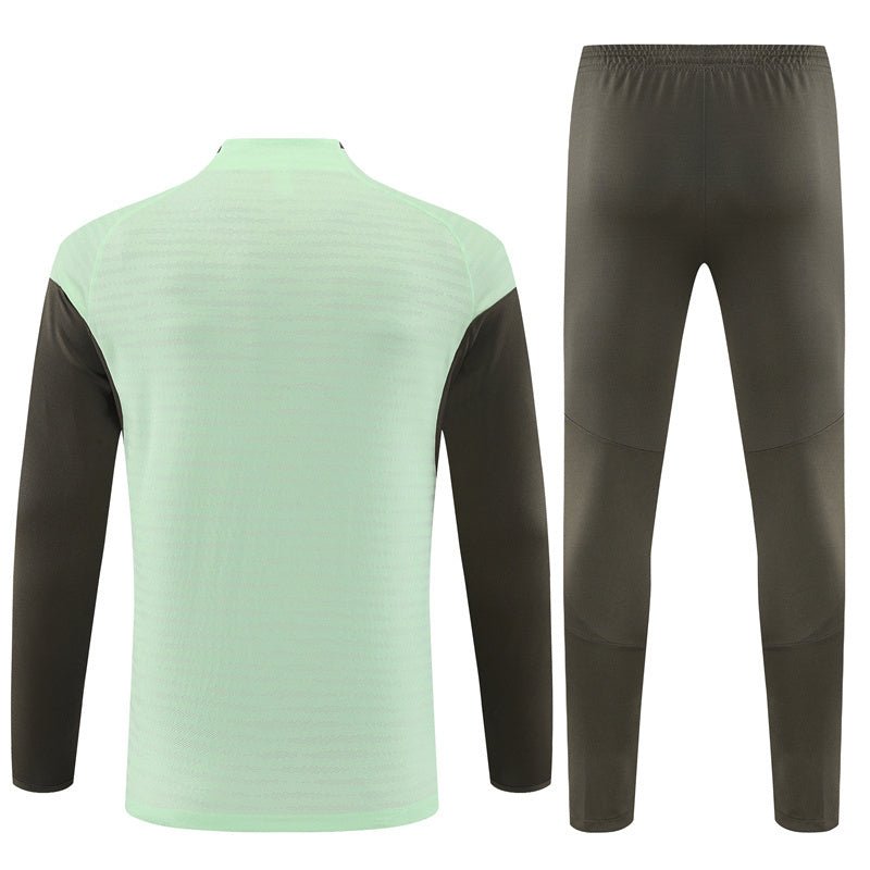 25/26 Real Madrid Training Lime Green Tracksuit from FootballPrestige.com - Premium Football Kits