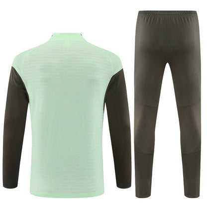 25/26 Real Madrid Training Lime Green Tracksuit from FootballPrestige.com - Premium Football Kits