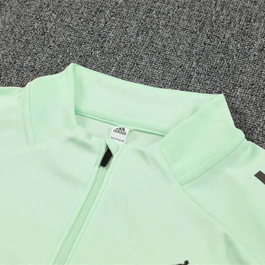 25/26 Real Madrid Training Lime Green Tracksuit from FootballPrestige.com - Premium Football Kits