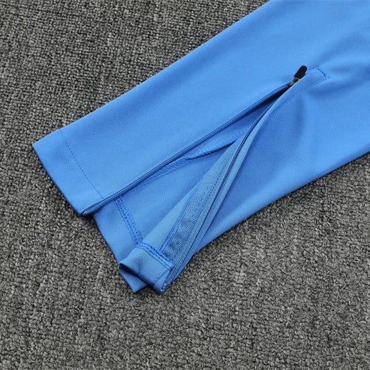 25/26 Real Madrid Training White/Light Blue Kids Size Tracksuit from FootballPrestige.com - Premium Football Kits