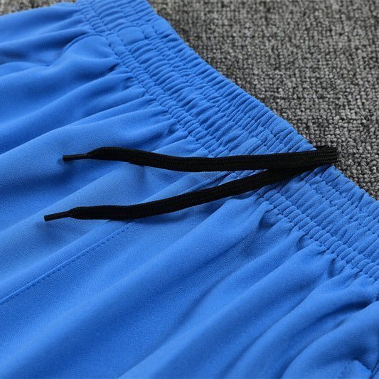 25/26 Real Madrid Training White/Light Blue Tracksuit from FootballPrestige.com - Premium Football Kits