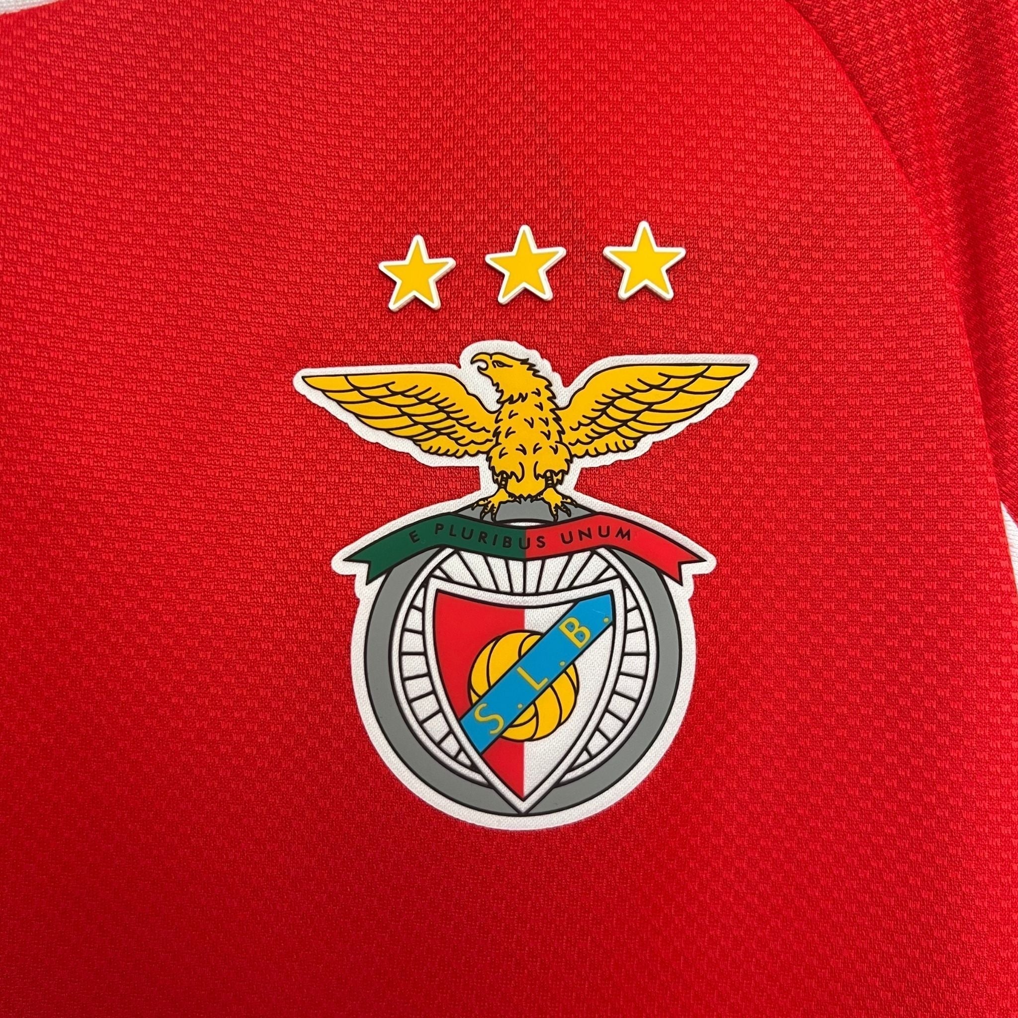 25/26 SL Benfica Home Long Sleeve Kit from FootballPrestige.com - Premium Football Kits