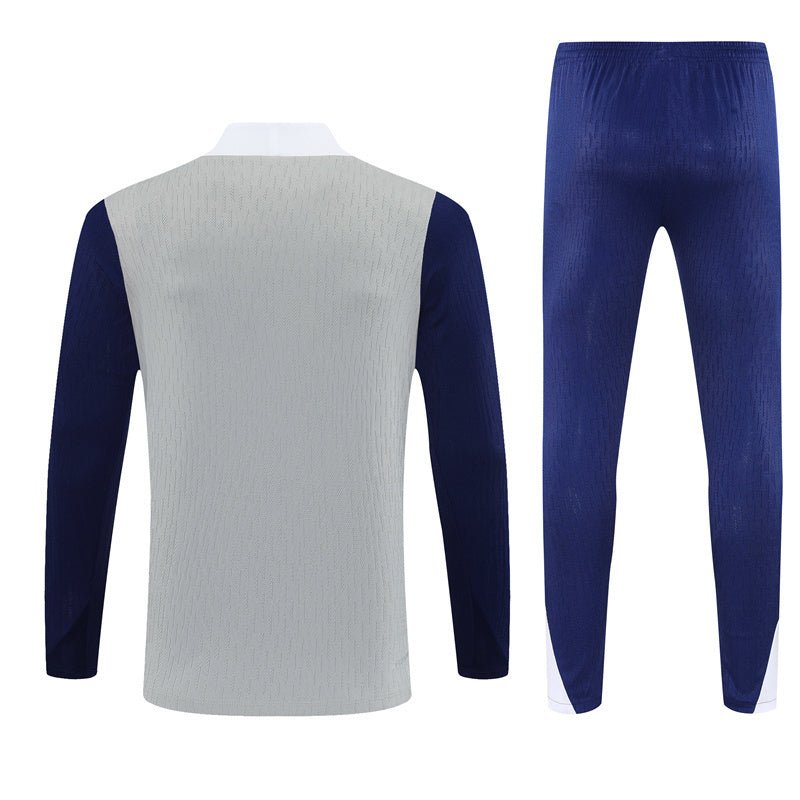 25/26 Tottenham Hotspur Grey Tracksuit from FootballPrestige.com - Premium Football Kits