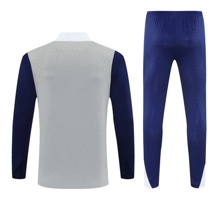 25/26 Tottenham Hotspur Grey Tracksuit from FootballPrestige.com - Premium Football Kits