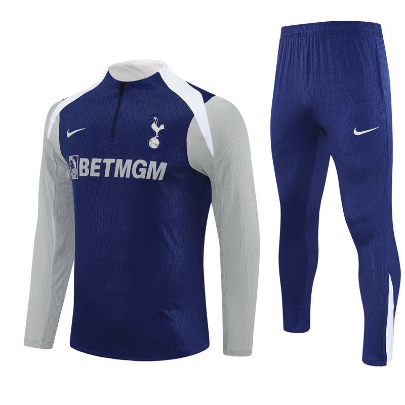 25/26 Tottenham Training Blue Tracksuit from FootballPrestige.com - Premium Football Kits