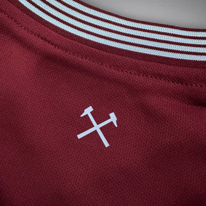 25/26 West Ham United Home Kit from FootballPrestige.com - Premium Football Kits