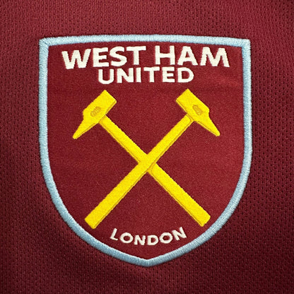25/26 West Ham United Home Kit from FootballPrestige.com - Premium Football Kits