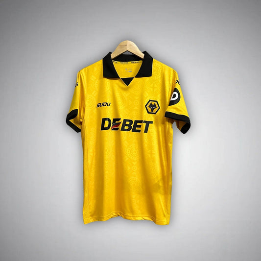 25/26 Wolverhampton Home Kit from FootballPrestige.com - Premium Football Kits