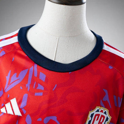 2026 Costa Rica Home Kids Size Kit from FootballPrestige.com - Premium Football Kits