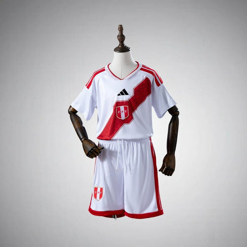 2026 Peru Home Kids Size Kit from FootballPrestige.com - Premium Football Kits
