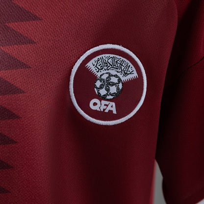 2026 Qatar Home Kids Size Kit from FootballPrestige.com - Premium Football Kits