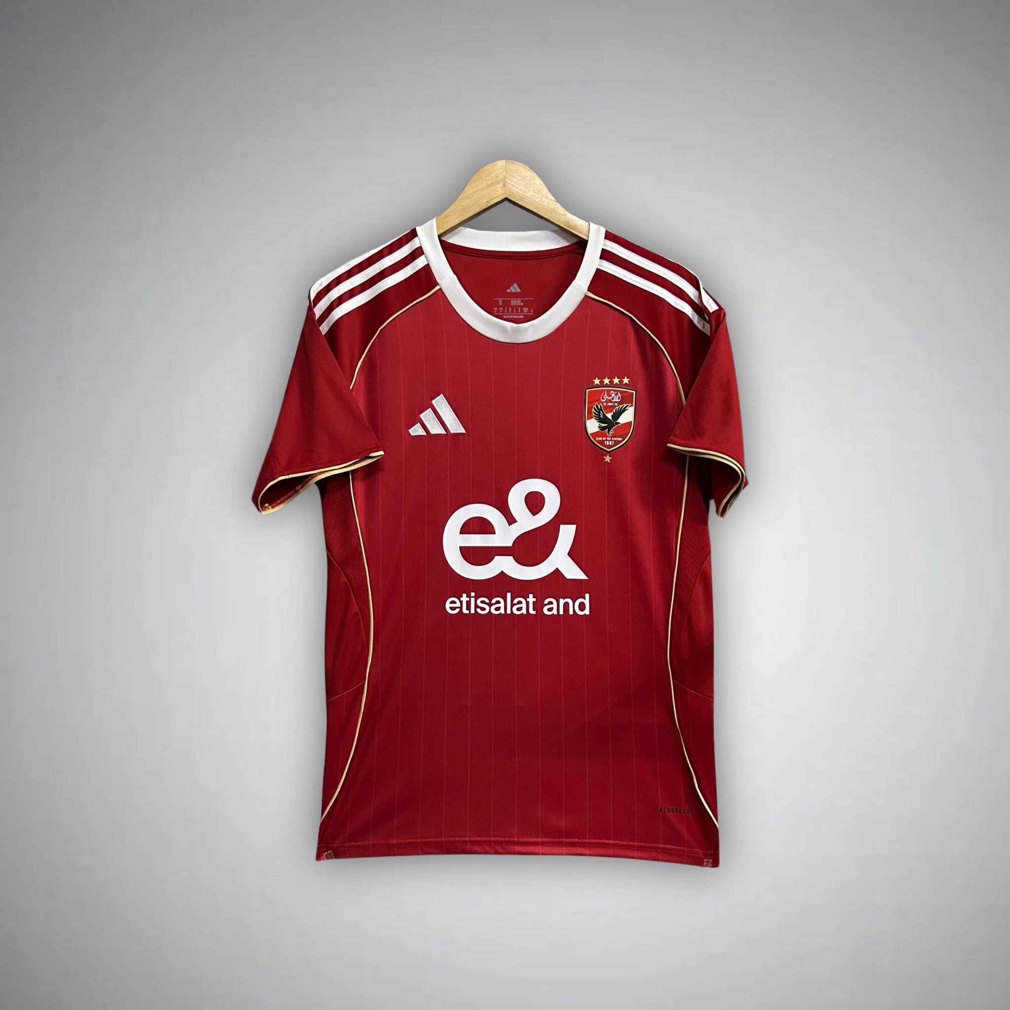 25/26 Al Ahly Home Kit from FootballPrestige.com - Premium Football Kits