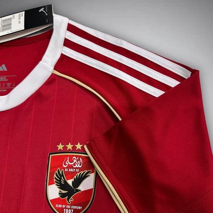 25/26 Al Ahly Home Kit from FootballPrestige.com - Premium Football Kits