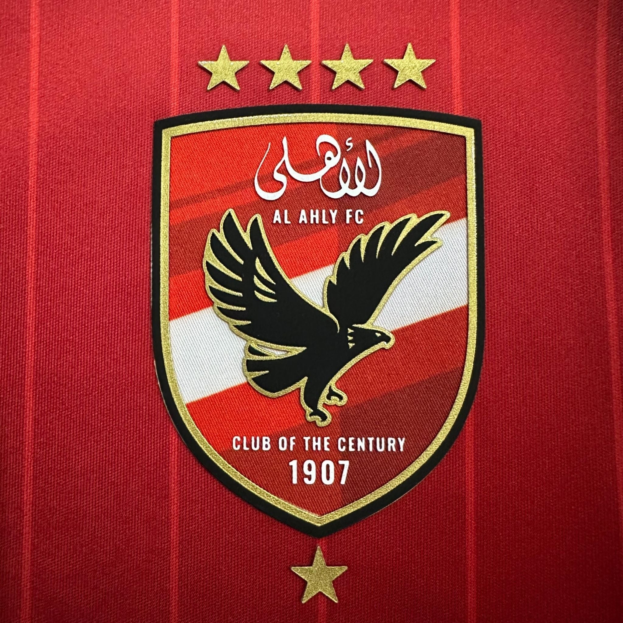 25/26 Al Ahly Home Kit from FootballPrestige.com - Premium Football Kits