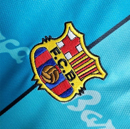 96/97 FC Barcelona Away Kit from FootballPrestige.com - Premium Football Kits