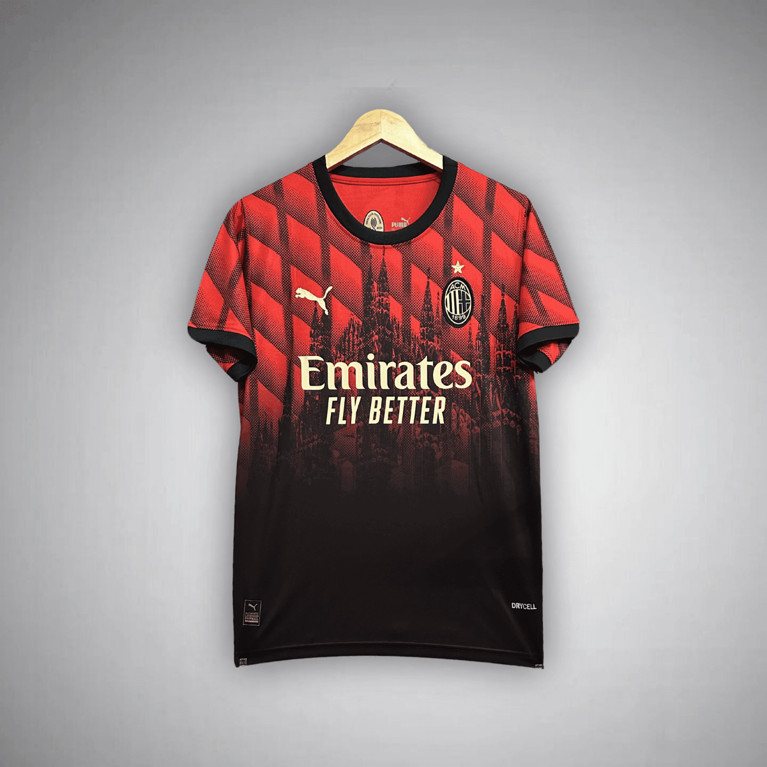 AC Milan "Cathedral" Premium Kit from FootballPrestige.com - Premium Football Kits