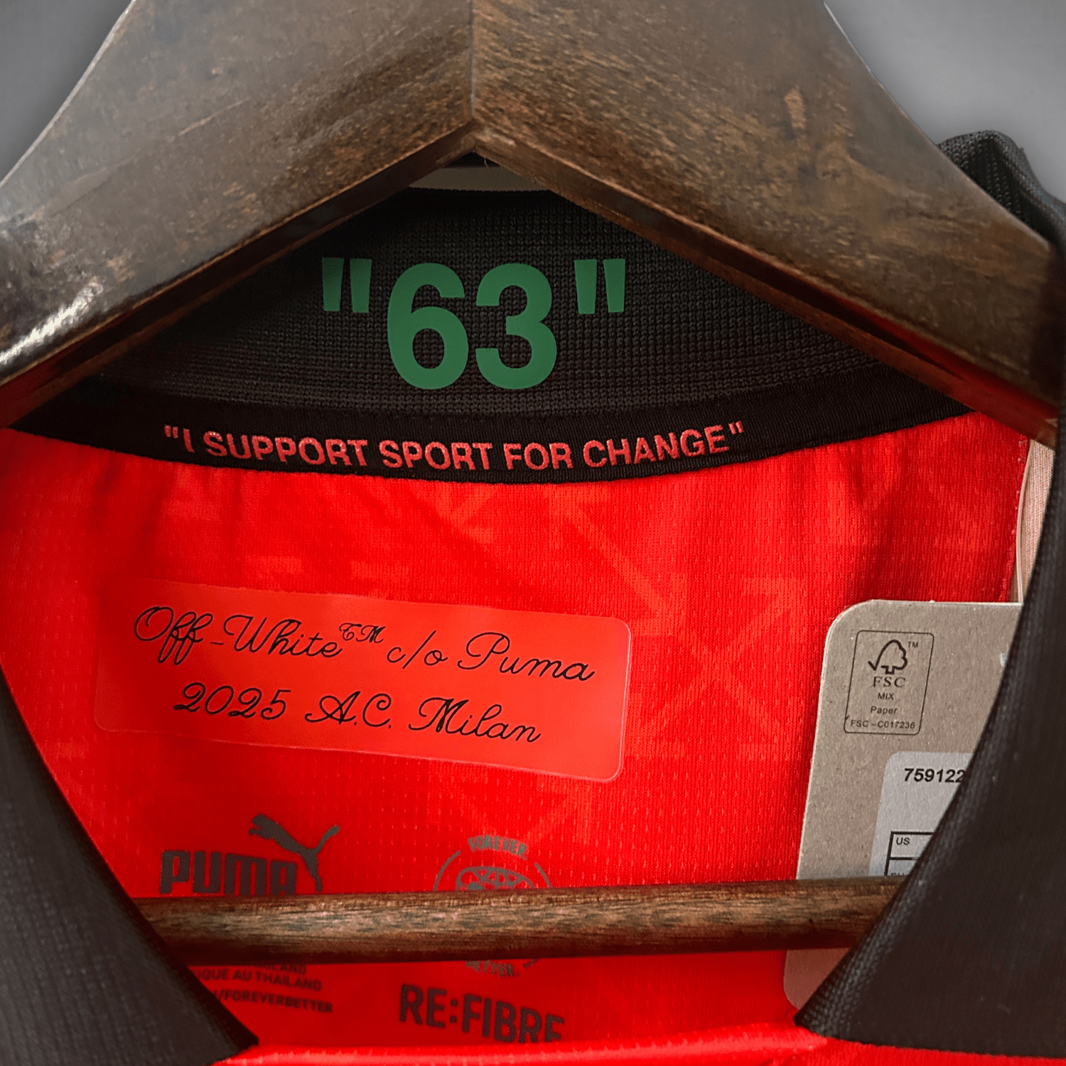 AC Milan x Off - White Premium Kit from FootballPrestige.com - Premium Football Kits