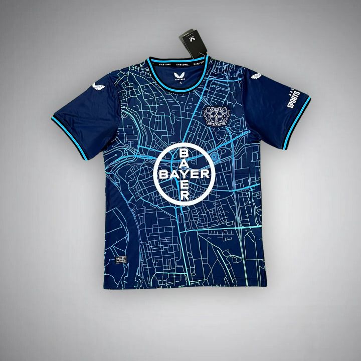Bayer Leverkusen "Lightning" Premium Kit from FootballPrestige.com - Premium Football Kits