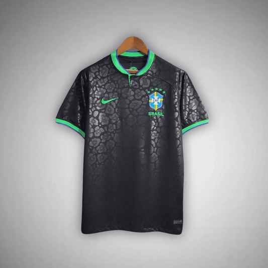 Brazil "Black Leopard" Premium Kit from FootballPrestige.com - Premium Football Kits