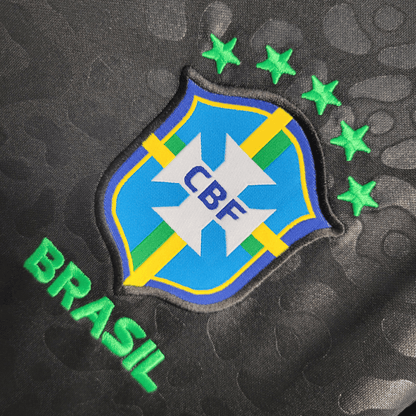 Brazil "Black Leopard" Premium Kit from FootballPrestige.com - Premium Football Kits