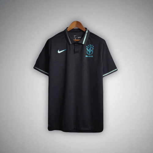 Brazil "Emerald Nights" Premium Polo T-shirt from FootballPrestige.com - Premium Football Kits