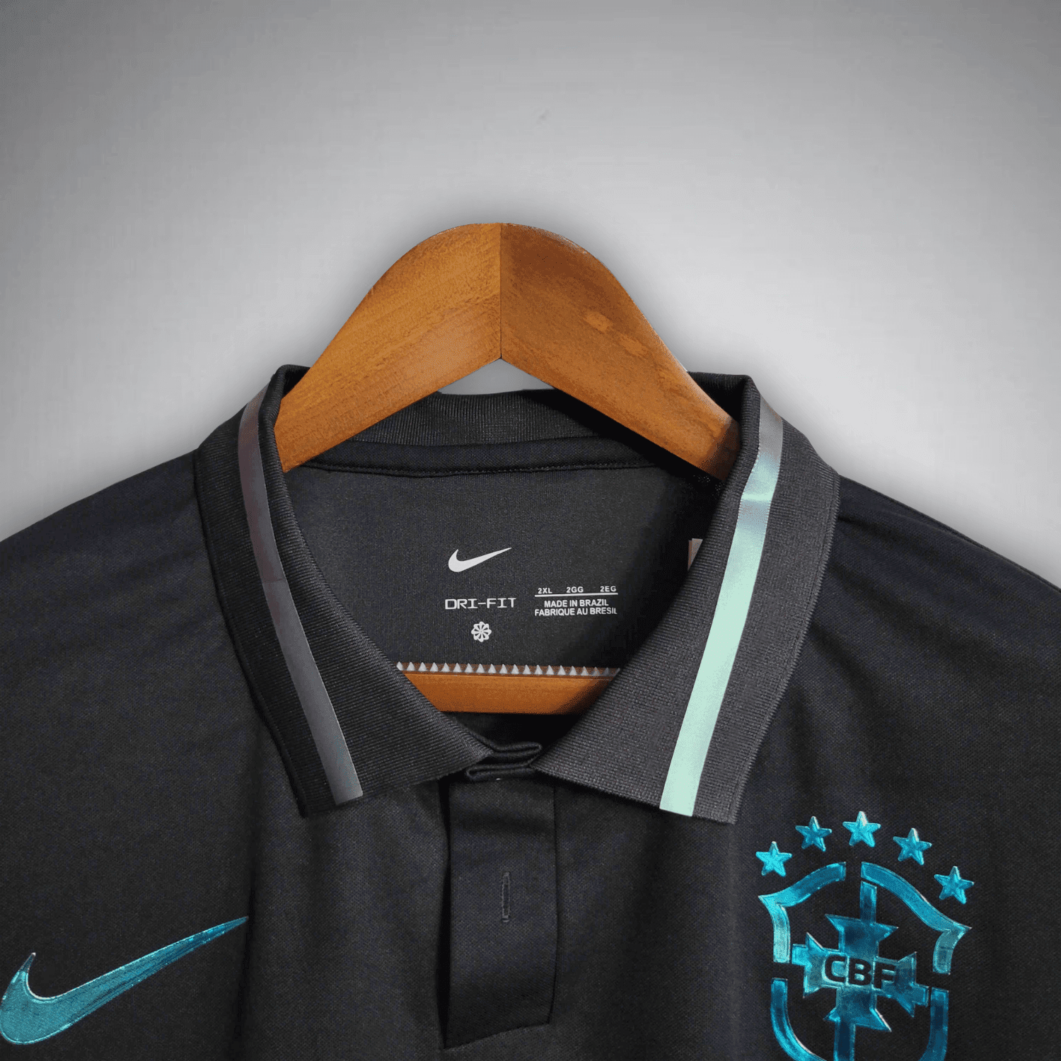 Brazil "Emerald Nights" Premium Polo T-shirt from FootballPrestige.com - Premium Football Kits