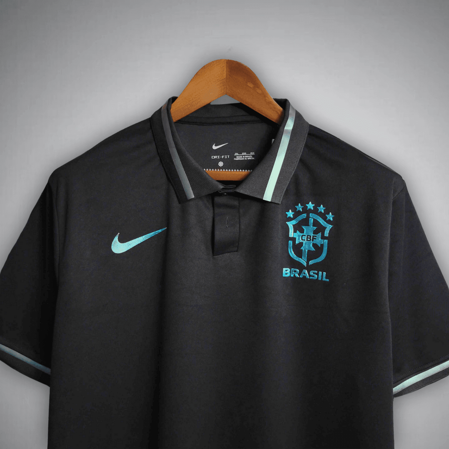 Brazil "Emerald Nights" Premium Polo T-shirt from FootballPrestige.com - Premium Football Kits