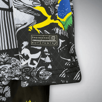 Brazil "Jesus" Premium Kids Size Kit from FootballPrestige.com - Premium Football Kits