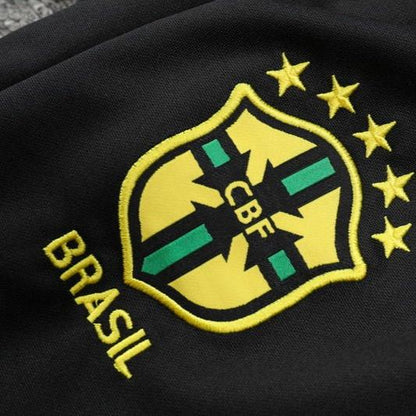 Brazil "Jesus" Premium Kids Size Tracksuit from FootballPrestige.com - Premium Football Kits