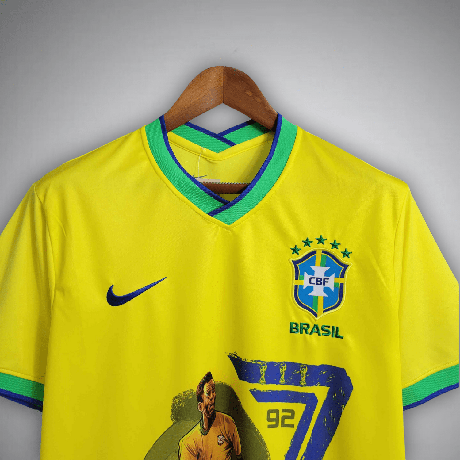 Brazil "Pelé 77/92" Premium Kit from FootballPrestige.com - Premium Football Kits