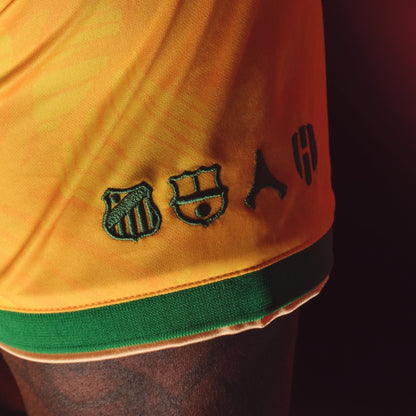 Brazil "The Prince" Premium Yellow Kit from FootballPrestige.com - Premium Football Kits