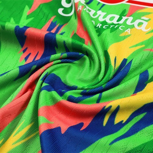 Brazil "Tropical Inferno" Premium Kids Size Tracksuit from FootballPrestige.com - Premium Football Kits