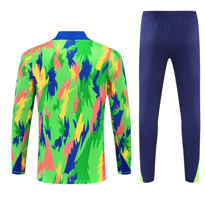 Brazil "Tropical Inferno" Premium Tracksuit from FootballPrestige.com - Premium Football Kits