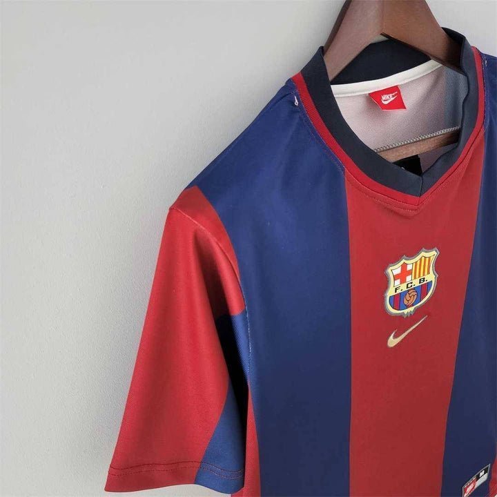 FC Barcelona 1998 - 1999 Retro Home Kit from FootballPrestige.com - Premium Football Kits
