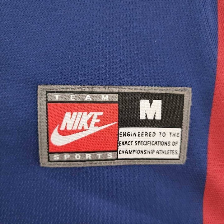FC Barcelona 1998 - 1999 Retro Home Kit from FootballPrestige.com - Premium Football Kits