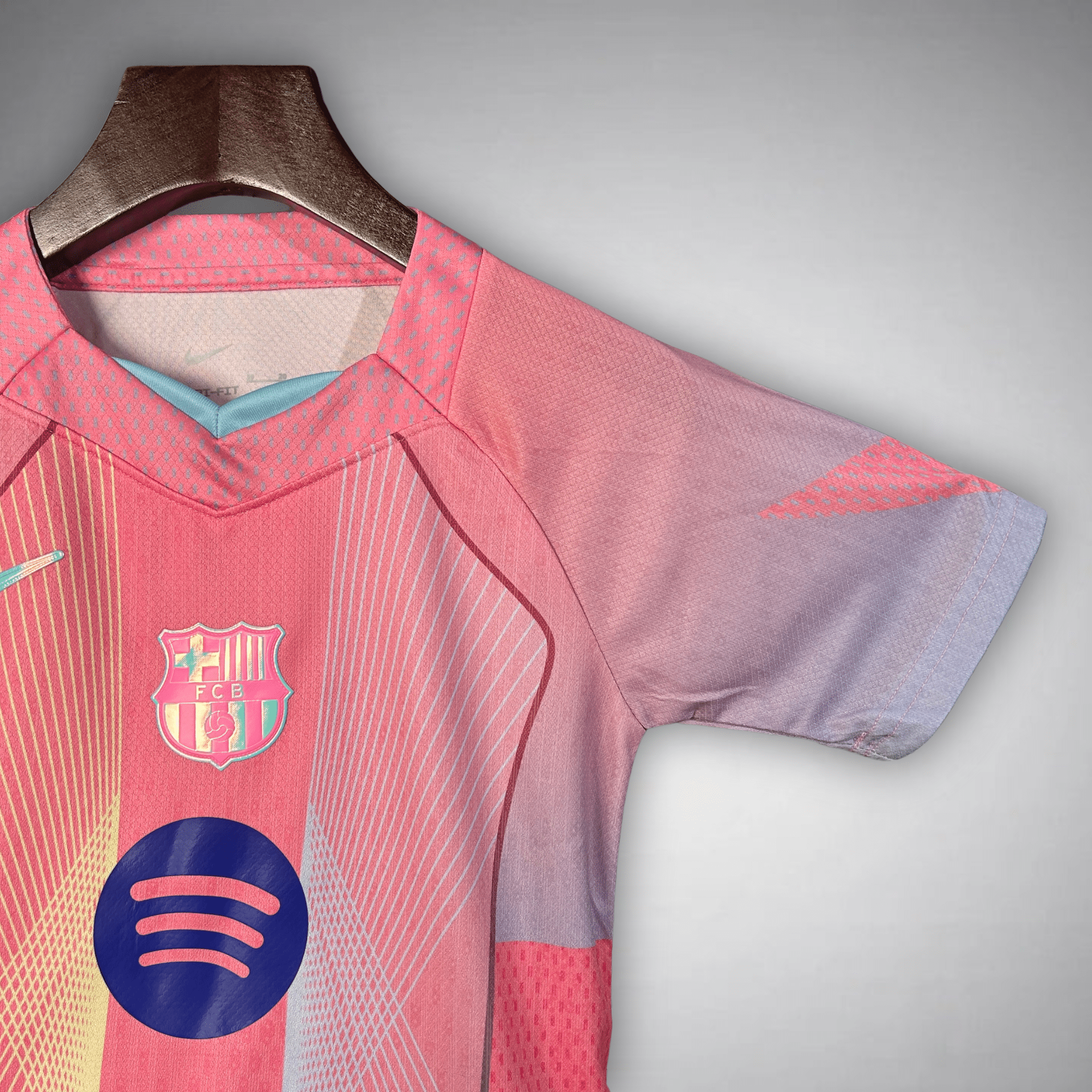 FC Barcelona "Aurora" Premium Kids Size Kit from FootballPrestige.com - Premium Football Kits