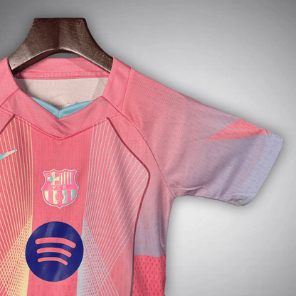 FC Barcelona "Aurora" Premium Kids Size Kit from FootballPrestige.com - Premium Football Kits