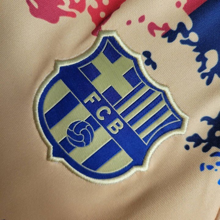 FC Barcelona "Catalan Pixel Fade" Premium Kit from FootballPrestige.com - Premium Football Kits