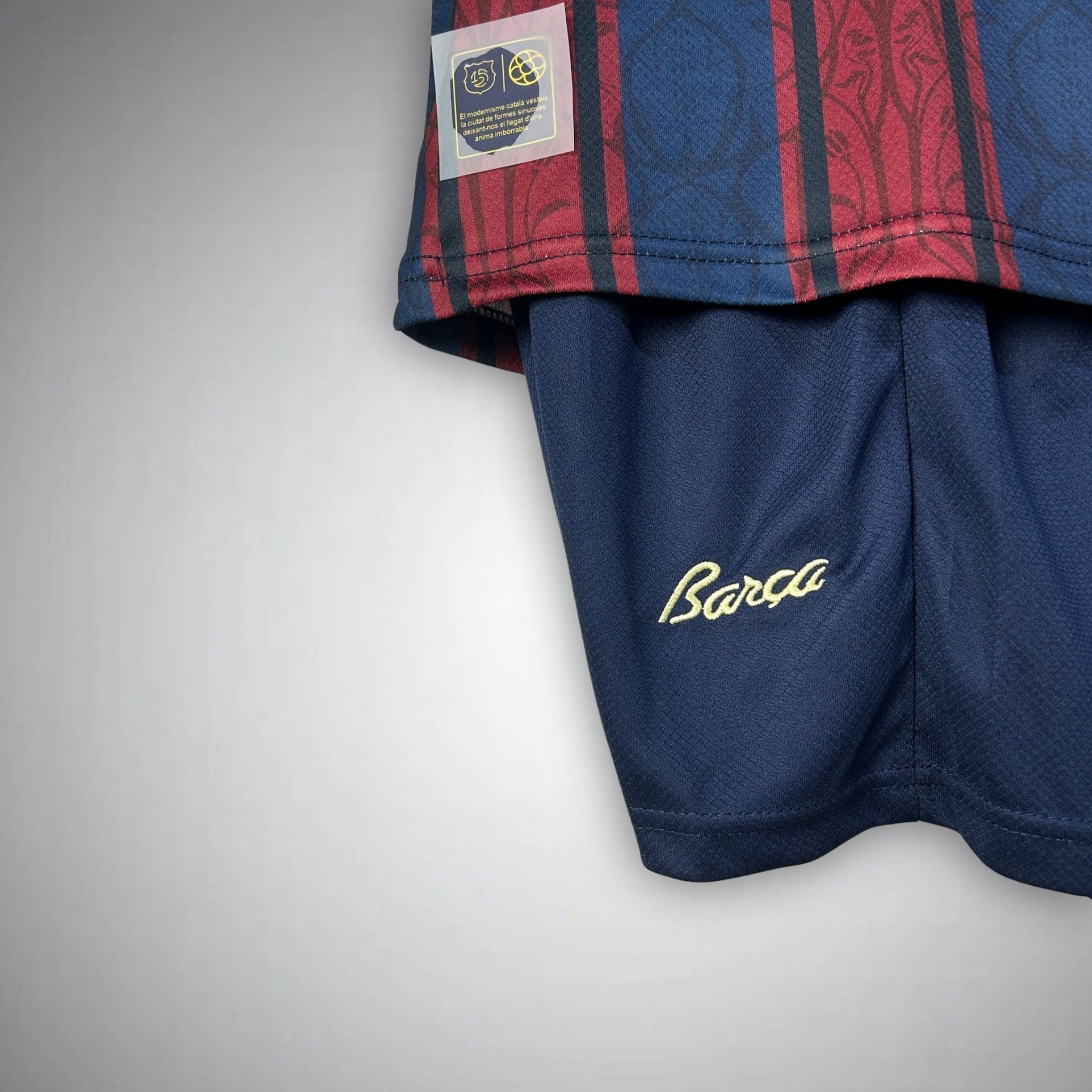 FC Barcelona "Catalan Roots" Premium Kids Size Kit from FootballPrestige.com - Premium Football Kits
