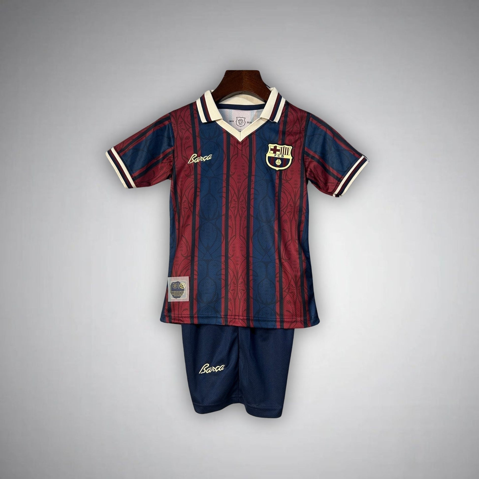 FC Barcelona "Catalan Roots" Premium Kids Size Kit from FootballPrestige.com - Premium Football Kits