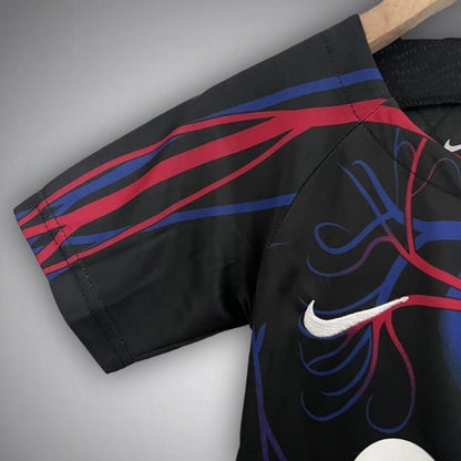 FC Barcelona "Catalan Veins" Kids Size Kit from FootballPrestige.com - Premium Football Kits