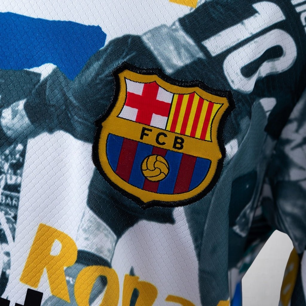 FC Barcelona "Chronicle" Premium Kids Size Kit from FootballPrestige.com - Premium Football Kits