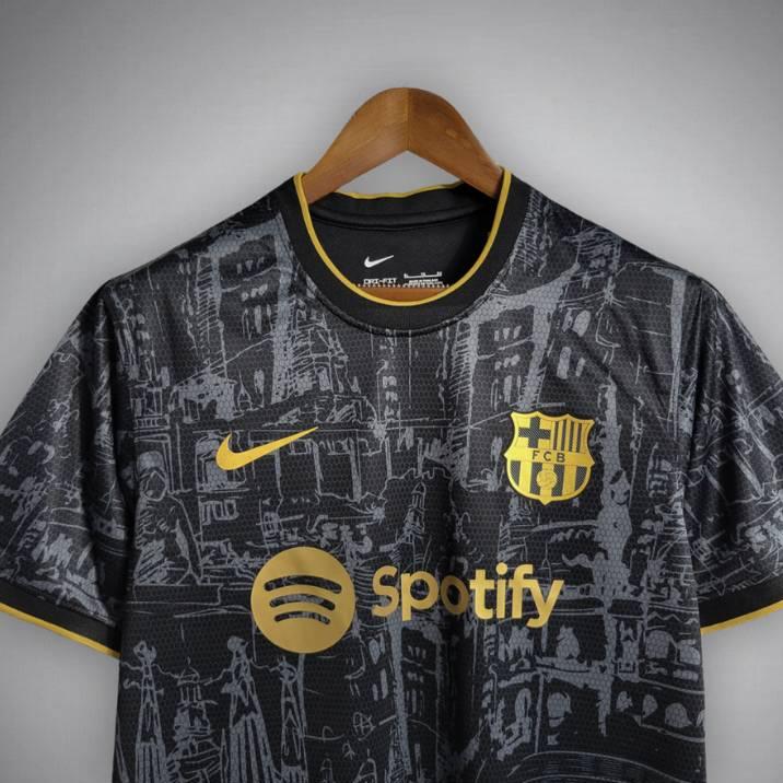 FC Barcelona "Cityscape Symphony" Premium Kit from FootballPrestige.com - Premium Football Kits