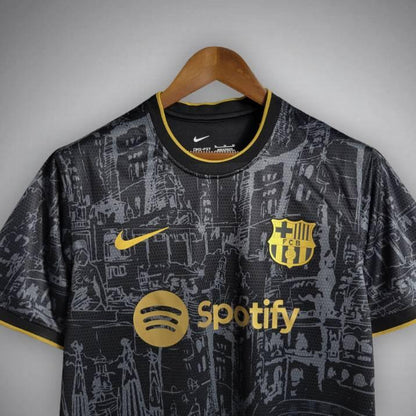 FC Barcelona "Cityscape Symphony" Premium Kit from FootballPrestige.com - Premium Football Kits